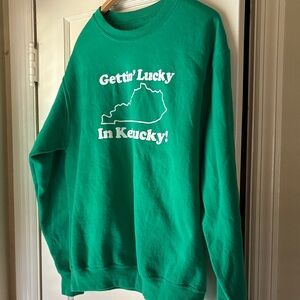Green Graphic Sweatshirt